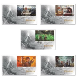 New Zealand 2023 The Lord of the Rings Miniature Sheet First Day Cover FDC Set - Picture 1 of 1