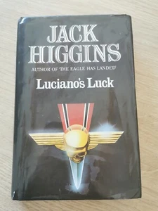 LUCIANO'S LUCK - JACK HIGGINS HARD BACK + DUST COVER PUB 1981 - COLLINS - Picture 1 of 4