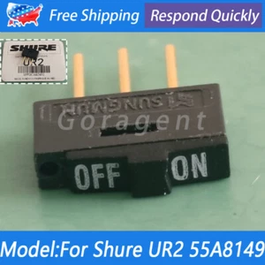 NUOVO per Shure UR2 trasmettitore microfono portatile interruttore di alimentazione interruttore on/off 55A8149 - Foto 1 di 7