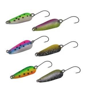 Lachs Forelle Spoon Trout Ultra Light UL Angeln Spinner Blinker 3 Gr. 30 mm - Bild 1 von 21