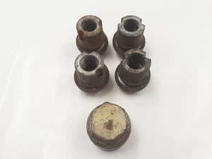 JAGUAR XJ8 XJR X308 XJ6 X300 XJS SHORT LOCKING WHEEL NUT SET WITH KEY CCC7028  - Picture 1 of 6