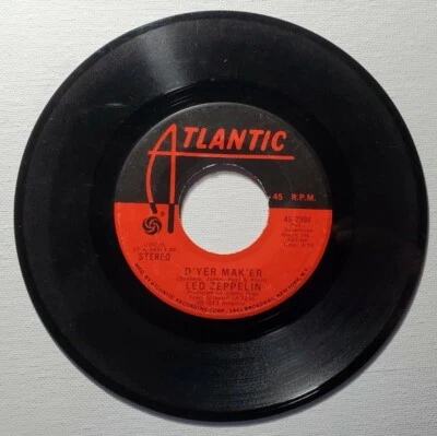 Led Zeppelin - The Crunge / D'Yer Maker - Tested Vinyl 45 Hard Rock Record - Image 1 of 4