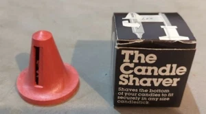 Vintage The Candle Shaver Shaves Bottom of Candles Alfred E. Knobler Hong Kong - Picture 1 of 3