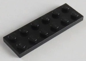 LEGO - Platte / Plate 2 x 6 (10 Stück), schwarz # 3795 - Bild 1 von 1