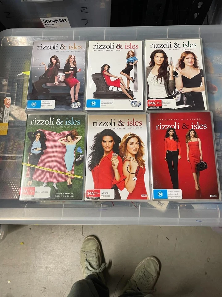 Rizzoli & Isles Seasons 1 2 3 4 5 6 (1-6) DVD Region 4 PAL Crime Drama t430 - Image 1 of 1
