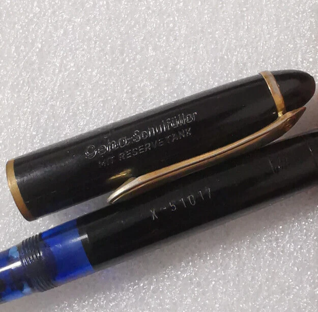 Geha Schulfüller mit Reservetank Füller Füllfederhalter mit Geha Feder Vintage - Bild 1 von 4