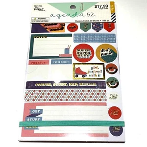 Agenda 52 Planner Stickers Student School 1188 Pieces Academic Teenager - Picture 1 of 10