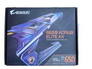 GIGABYTE B650 AORUS ELITE AX (Socket AM5) AMD DDR5 Scheda Madre Gaming - Per Ricambi - Foto 1 di 5
