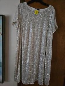 MSK ladies sparkling dress size 2X brand new - Picture 1 of 9