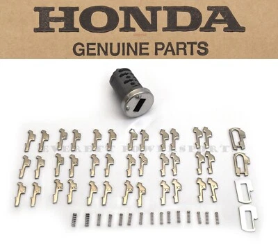 Inner Lock Cylinder Tumbler Set CB CBR NC OEM Honda Trunk Pannier Kit #B248 - Image 1 of 4