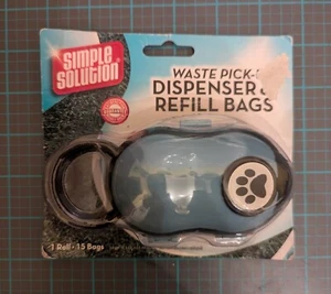 Simple Solution Waste Pick-Up Dispenser & Refill Bags (1 roll - 15 Bags) - Picture 1 of 2