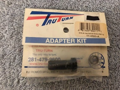 TruTurn 5/16-24 Jam Nut Kit and 8MM Bushing TT-0520-A For OS 1.20 to 3.40 FT FF - Image 1 of 2