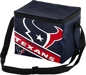 Houston Texans Insulated soft side Lunch Bag Sports Cooler Striped Logo NEW - Picture 1 of 1