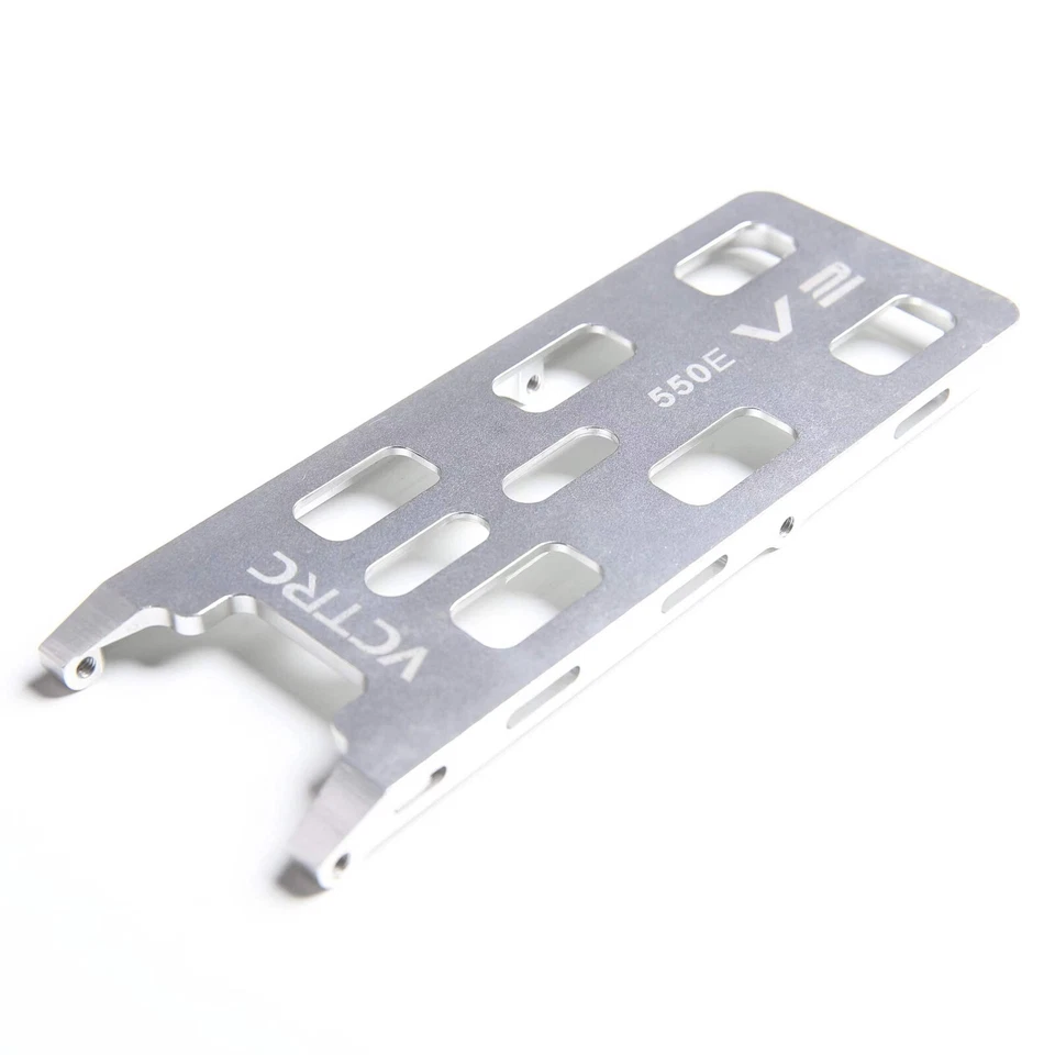 Aluminum Metal 550E V2 Battery Tray Mounting Plate for Trex 550E RC Helicopter - Image 1 of 1