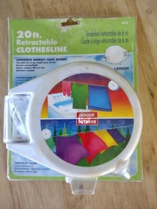 20 Fuß einziehbare Wäscheleine Lehigh #RC20 - New Old Stock in Originalverpackung - Bild 1 von 6
