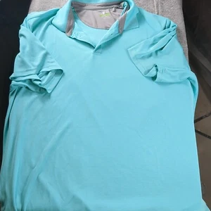 David Taylor Herren Pro Poloshirt Strukturiert Kurzarm 3XL Performance Grün Golf - Bild 1 von 4