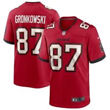 Tampa Bay Buccaneers Rob Gronkowski #87 Nike Red Official NFL Game Jersey - 3XL