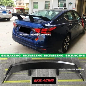 For 2019 2020 2021 Nissan Teana Altima Carbon Fiber Rear Trunk Spoiler Lip Wing - Picture 1 of 18