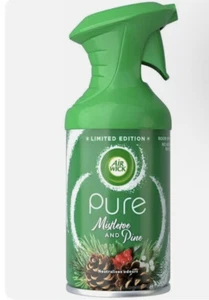 Air Wick Pure Aerosol Spray Air Freshener Mistletoe & Pine 250ml - Picture 1 of 1