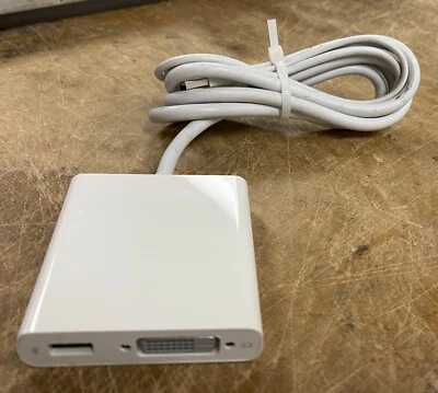 Apple A1306 Mini Display Port to Dual-link DVI Adapter - White - Image 1 of 2