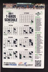 Seattle Thunderbirds 2023-24 Imán Horario Baliza Fontanería WHL - Imagen 1 de 1