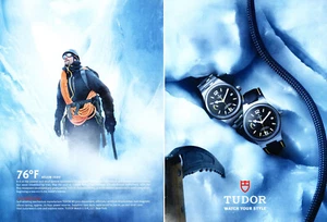 TUDOR WATCH magazine promo ad #35 "NOT A WATCH" 2015 ICE 2 PGS - Picture 1 of 2