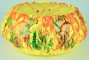 PLANTADORA ACRISTALADA CERÁMICA DE COLECCIÓN CALIFERIA - PIÑA MODERNA DE MEDIADOS DE SIGLO - Imagen 1 de 5