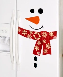 Build a Snowman Magnet für Kühlschrank Geschirrspüler Waschmaschine Stahltür GROSS ~ SPASS - Bild 1 von 4