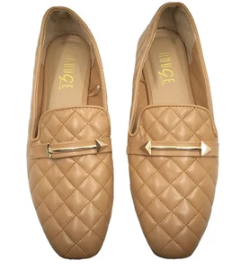 Rouge Helium Damen-Flats Größe 10 Journal spitz zulaufend camelbeige Sweep-26 - Bild 1 von 6