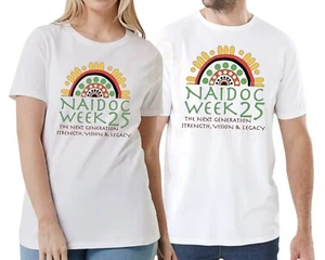 Naidoc week 2025 Strength Vision Legacy - women men children Tshirt - Picture 1 of 2
