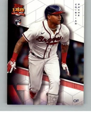 2021 Topps Archives Cristian Pache 287 RC Atlanta Braves - Image 1 of 2
