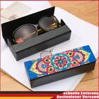 DIY-Diamantmalerei-Leder-Sonnenbrillen-Aufbewahrungsbox mit Mandala-Blumen (Q47)