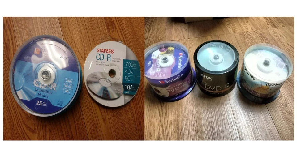 3x 50 pack DVD 16x 4.7GB TDK DVD-R Philips DVD-R verbatim DVD+R 25x Verbatim + - Image 1 of 4