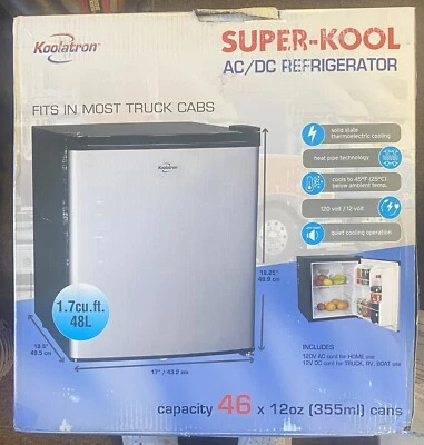 Koolatron Nevera Compacta de Acero Inoxidable con Congelador NUEVA - Foto 1 de 4