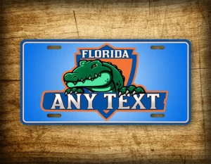 Personalized Florida Alligator License Plate FL Gator Custom ANY TEXT Auto Tag - Bild 1 von 6