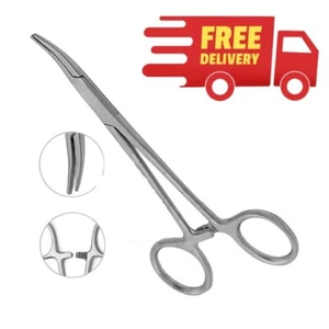 SS Mosquito Forceps Hemostat Homeostatic Clamp Tweezers Artery Surgical Tools - Picture 1 of 4
