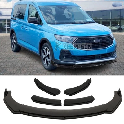 For Ford Transit Connect / VW Caddy Front Bumper Lip Splitter Spoiler Lower Chin - Image 1 of 4