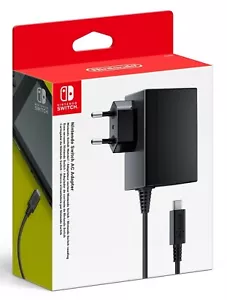 NINTENDO SWITCH CARICABATTERIA ORIGINALE ADAPTER CARICATORE - Foto 1 di 1
