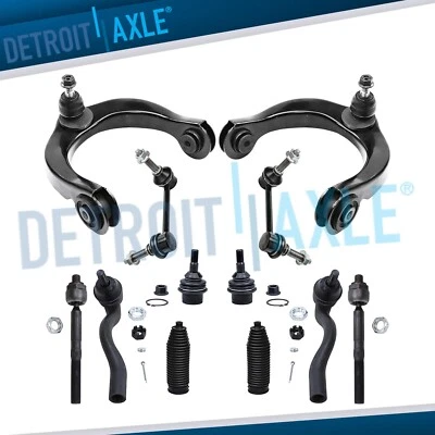 Front Upper Control Arms Sway Bars Tie Rods Kit for Jeep Grand Cherokee Durango - Image 1 of 4