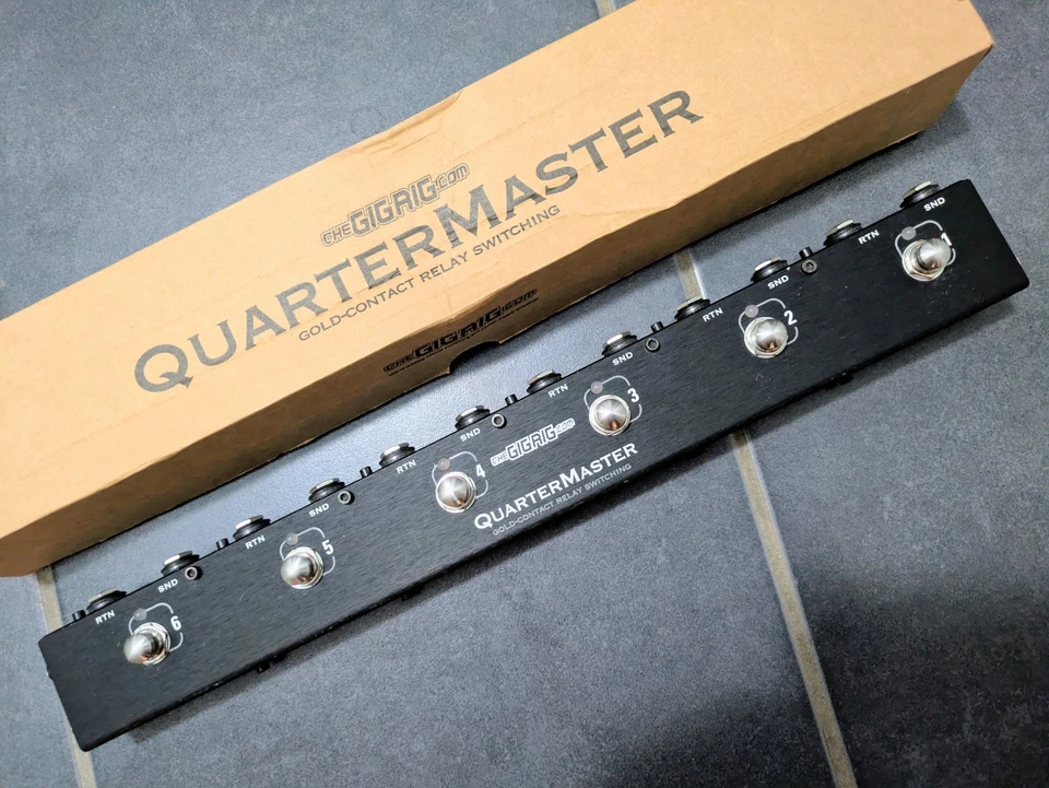GigRig Quartermaster QMX6 Gitarrenpedal Loop Switcher mit Flip-Flop-Modus - Bild 1 von 1