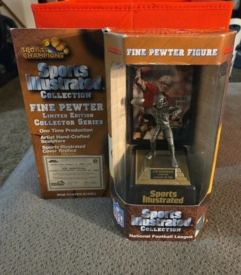 Sports Illustrated Collection Fine Pewter Figure - Joe Montana 49ers New - Image 1 of 4