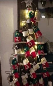 Knitted Advent Calendar Bags - Picture 1 of 2