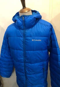 MEN'S COLUMBIA OMNI-HEAT PADDED JACKET SIZE MEDIUM BLUE - Picture 1 of 2