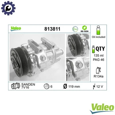 COMPRESSOR AIR CONDITIONING 813811 FOR PEUGEOT EXPERT/Platform/Chassis/Van 2.2L - Image 1 of 4