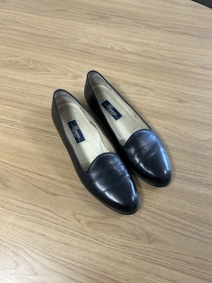 Bragano by Cole Haan Size 10.5M Men’s Black Leather Loafers Shoes Made In Italy - Image 1 of 4