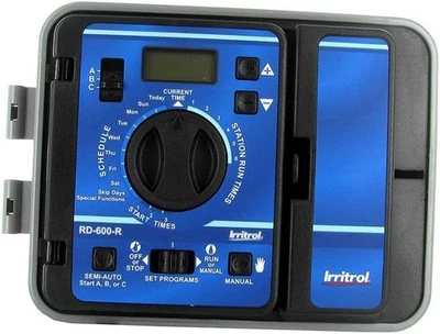 🔥 Irritrol  Rain Dial RD-600 R / RD-600-EXT-R 6 Station Irrigation Controller - Image 1 of 4