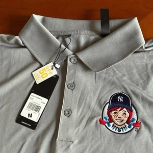 New York Yankees X Wendy’s Adidas Polo Gris - Hombre’s Mediano - Nuevo - Imagen 1 de 7