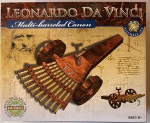 NEW Boxed Leonardo Da Vinci Multi Barreled Cannon Model Kit - Picture 1 of 2