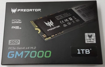1TB Acer Predator GM7000 SSD NVMe M.2 2280 Gen4 Solid State Drive - Image 1 of 4