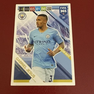 Tarjeta 2018/19 Gabriel Jesus Manchester City Brasil Panini Adrenalyn #27 - Imagen 1 de 2